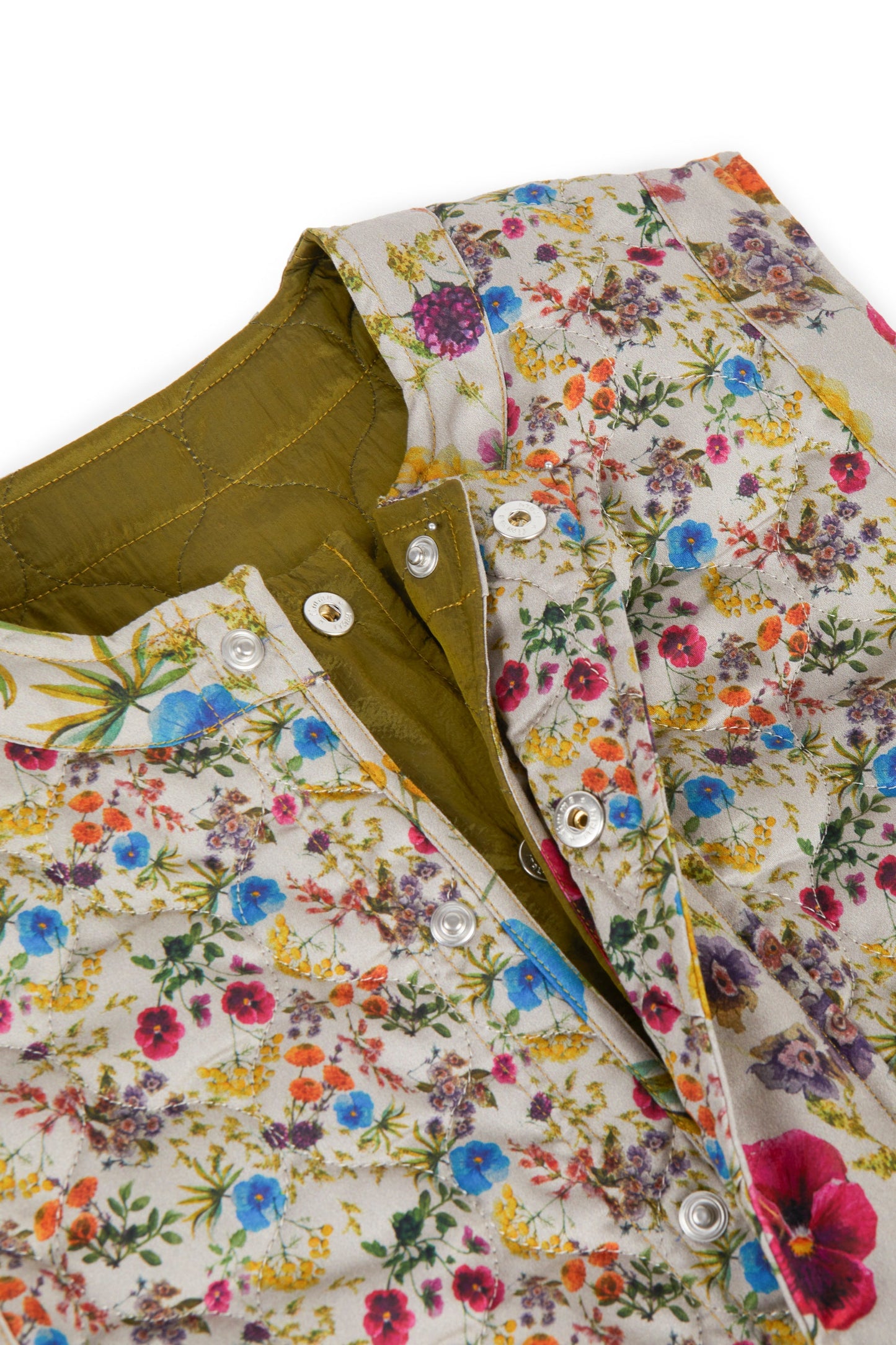 Antero Green Padded Flowers