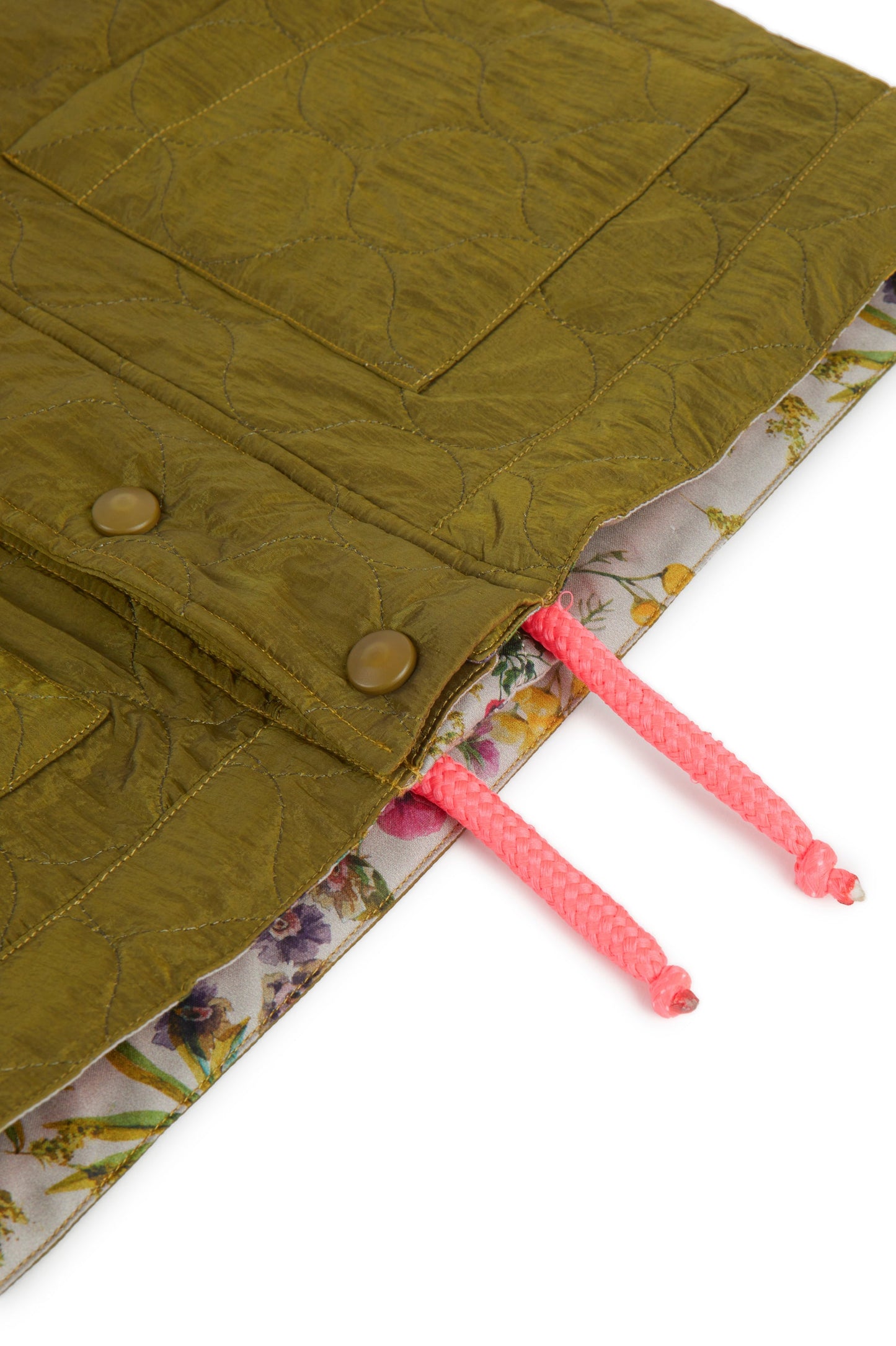 Antero Green Padded Flowers