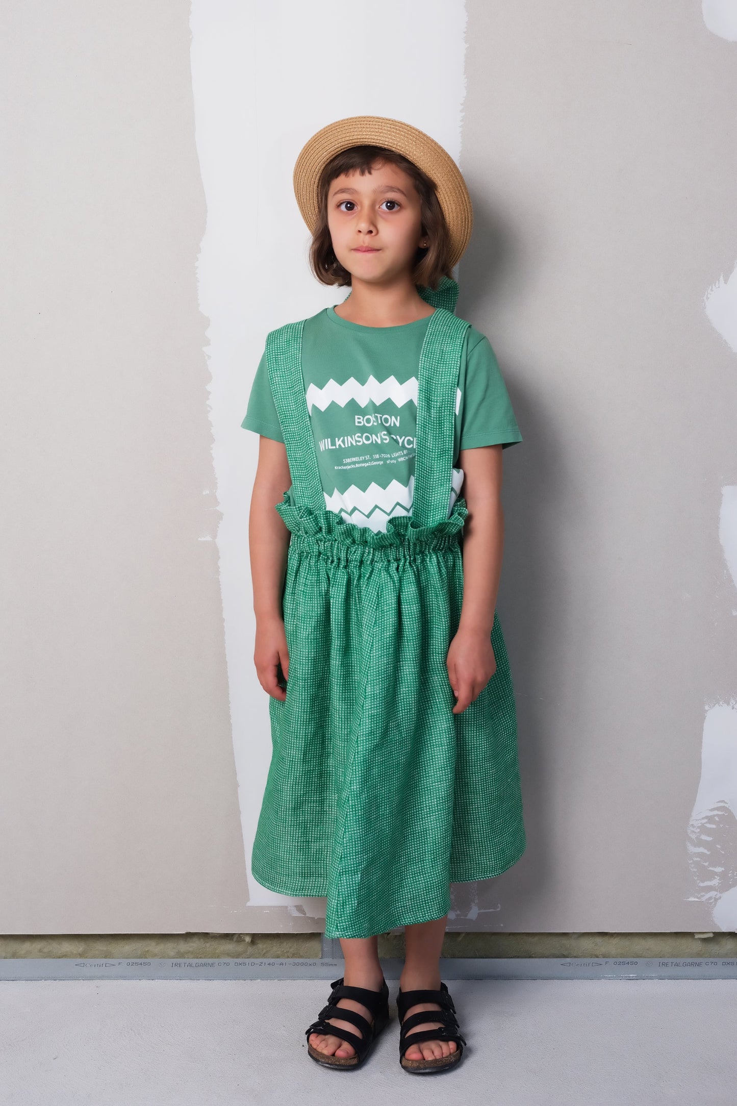 Celiana Green Linen