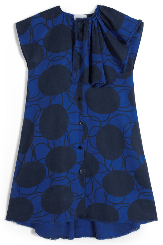 Amália Retro Flowers Blue