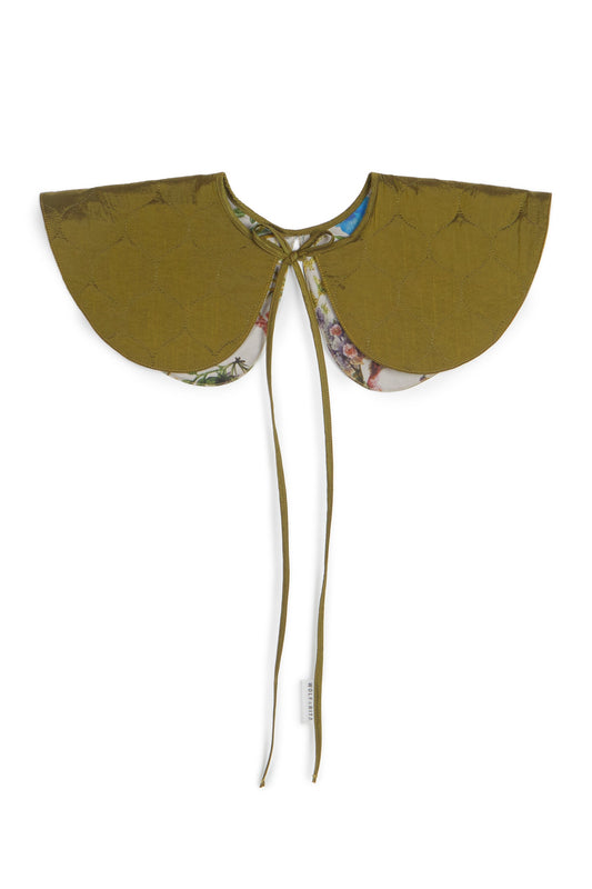 Josefa Green Padded Flowers