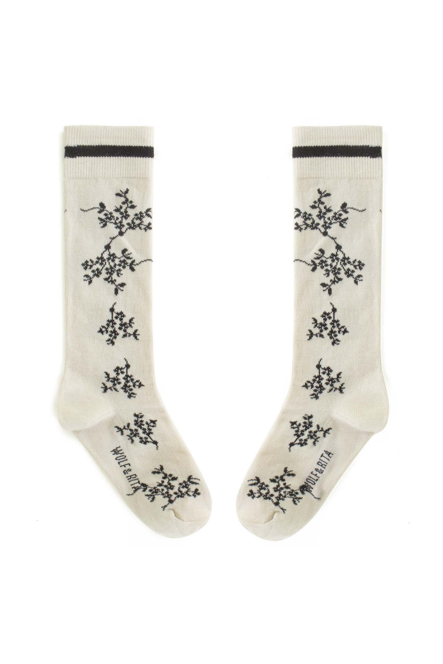 Long Socks Daisy White