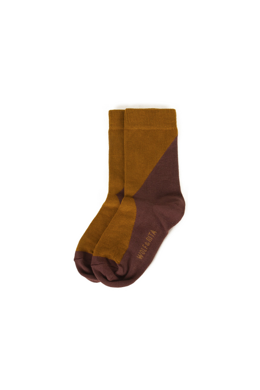 Socks Geometric Honey