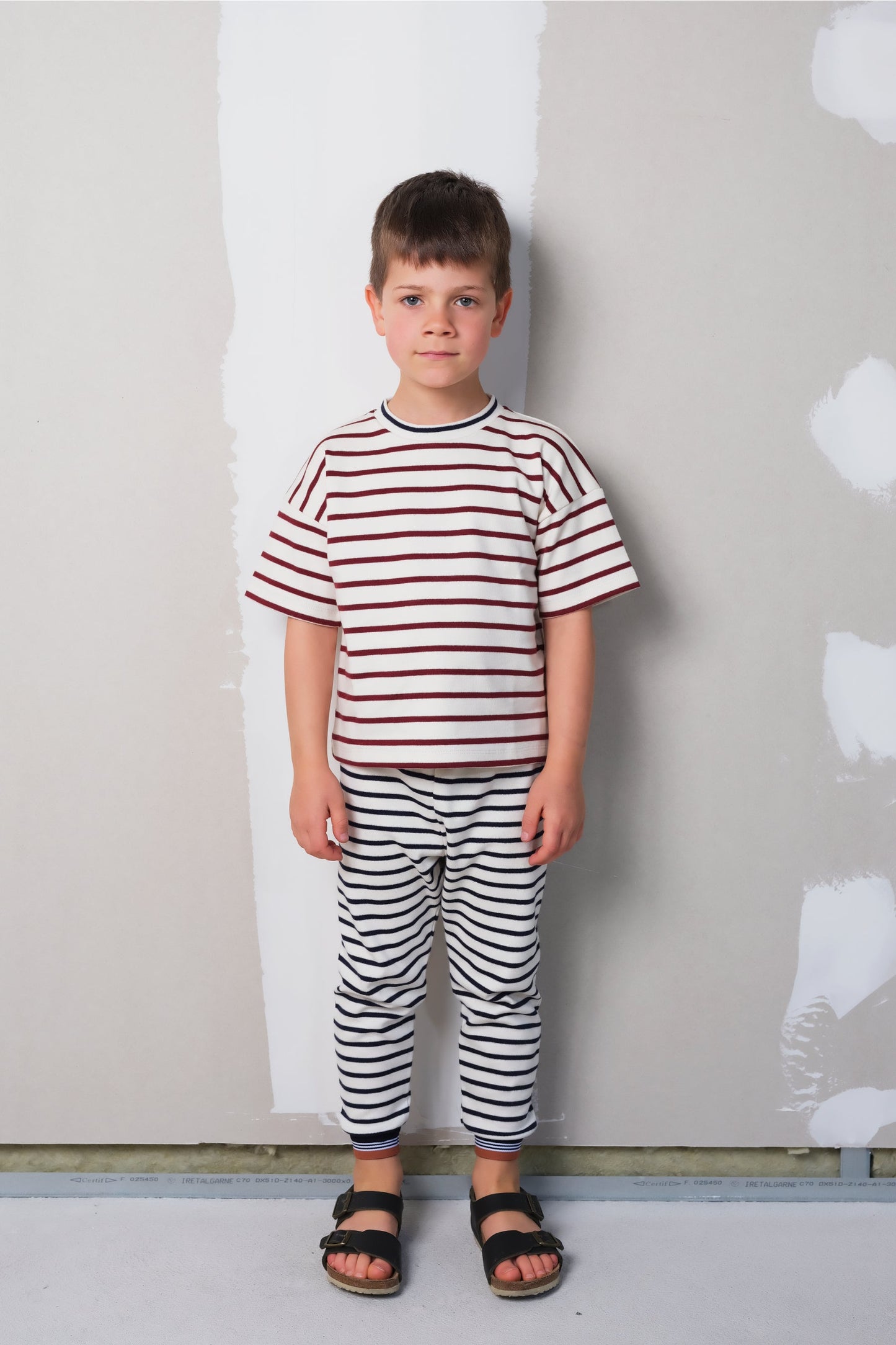 Gisela Bordeaux Stripes